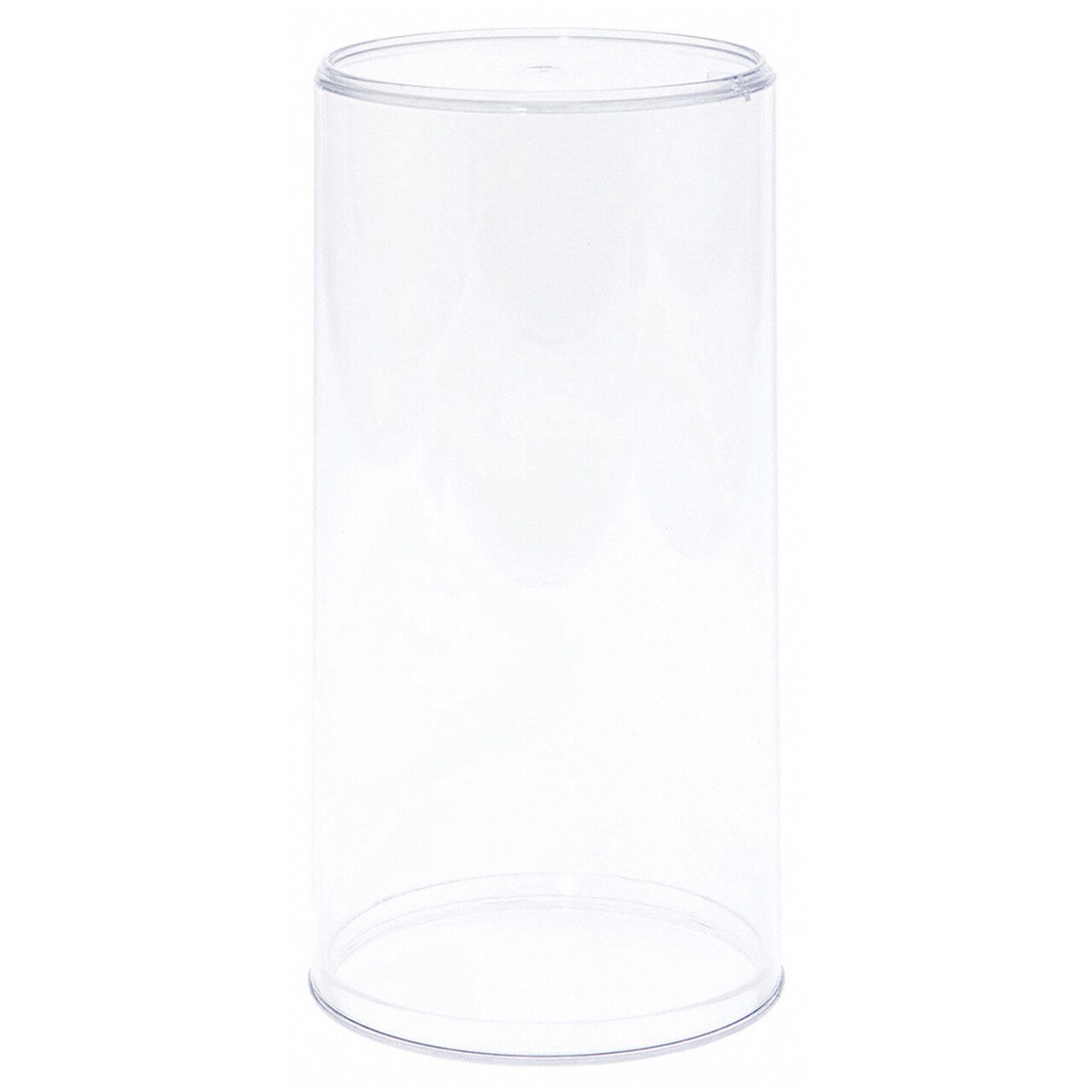 Pioneer Plastics 280C Round Plastic Display Cases for Dolls, Bears, Action Figures, 4" W x 8" H